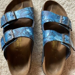 Birkenstock Arizona style blue multicolor size 40